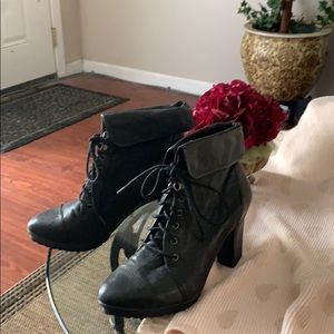 Sassy leather booties